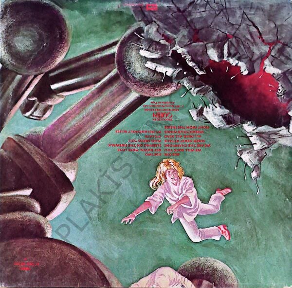 QUEEN - NEWS OF THE WORLD 1977 İTALYA  BASKI LP PLAK