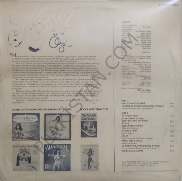Kısmet Belly Dance LP