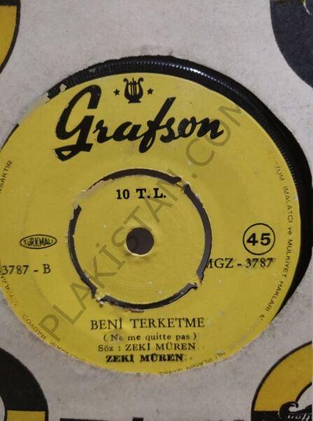 Zeki Müren Oğlum 45lik