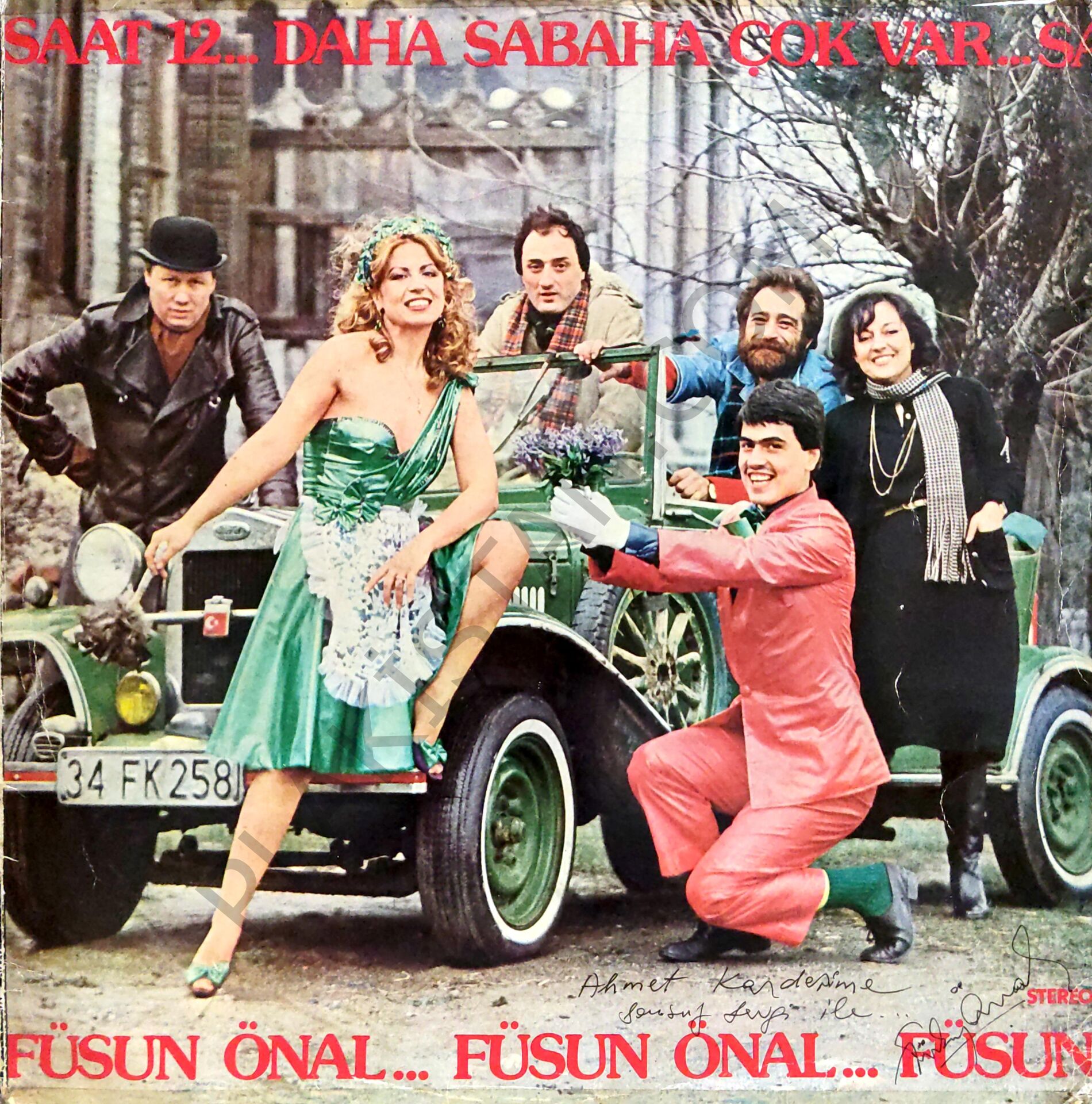 Füsun Önal - Saat 12 Daha Sabaha Çok Var LP 1982