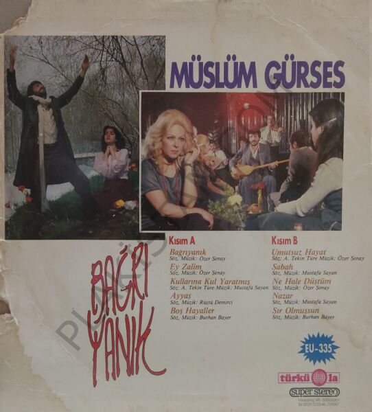 Müslüm Gürses - Bağrıyanık Alman Baskı LP
