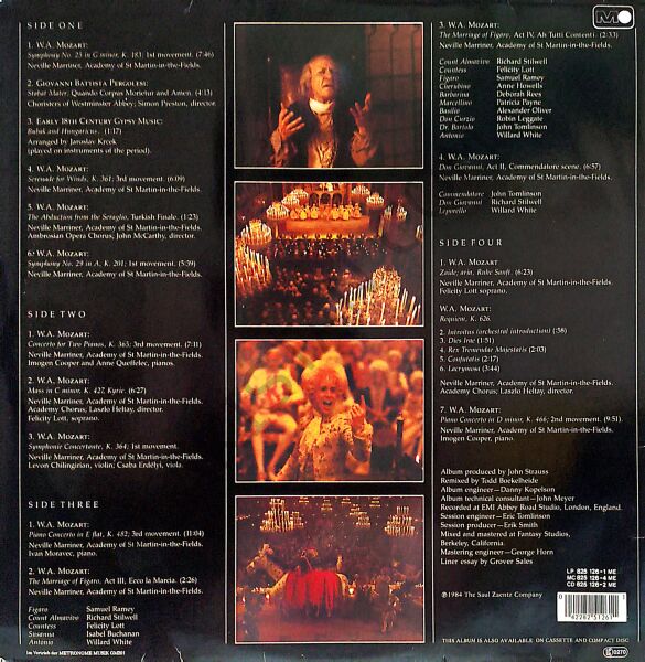 Neville Marriner & Academy Of St. Martin-in-the-Fields 2 LP PLAK