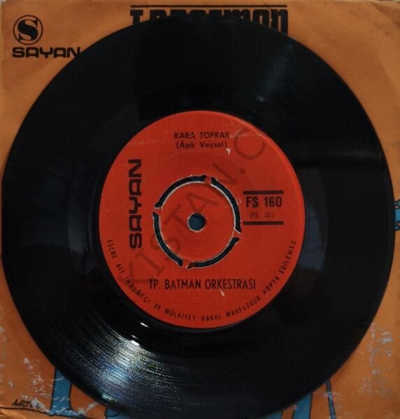 T.p Batman Orkestrası Çetin Körükçü Yokmusun sen  45 LİK PLAK