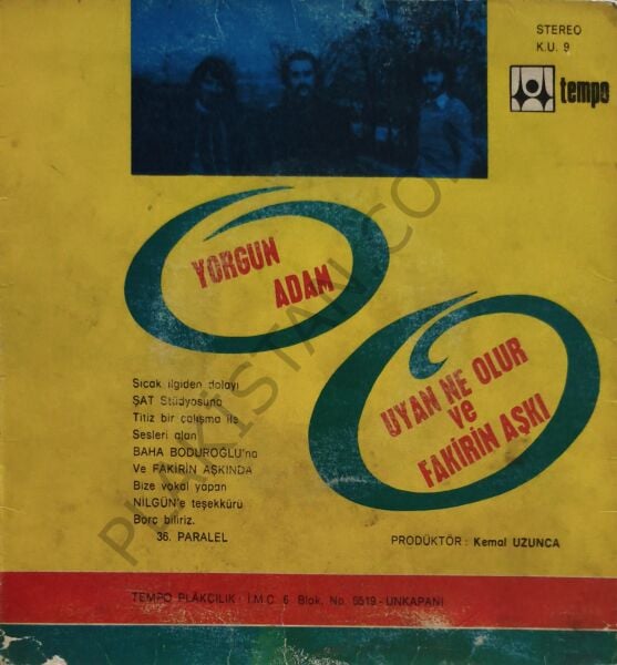 Grup 36. Paralel Uyan ne olur 45 LİK PLAK