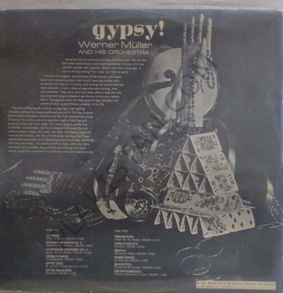 Werner Müller And His Orchestra Gypsy! LP PLAK