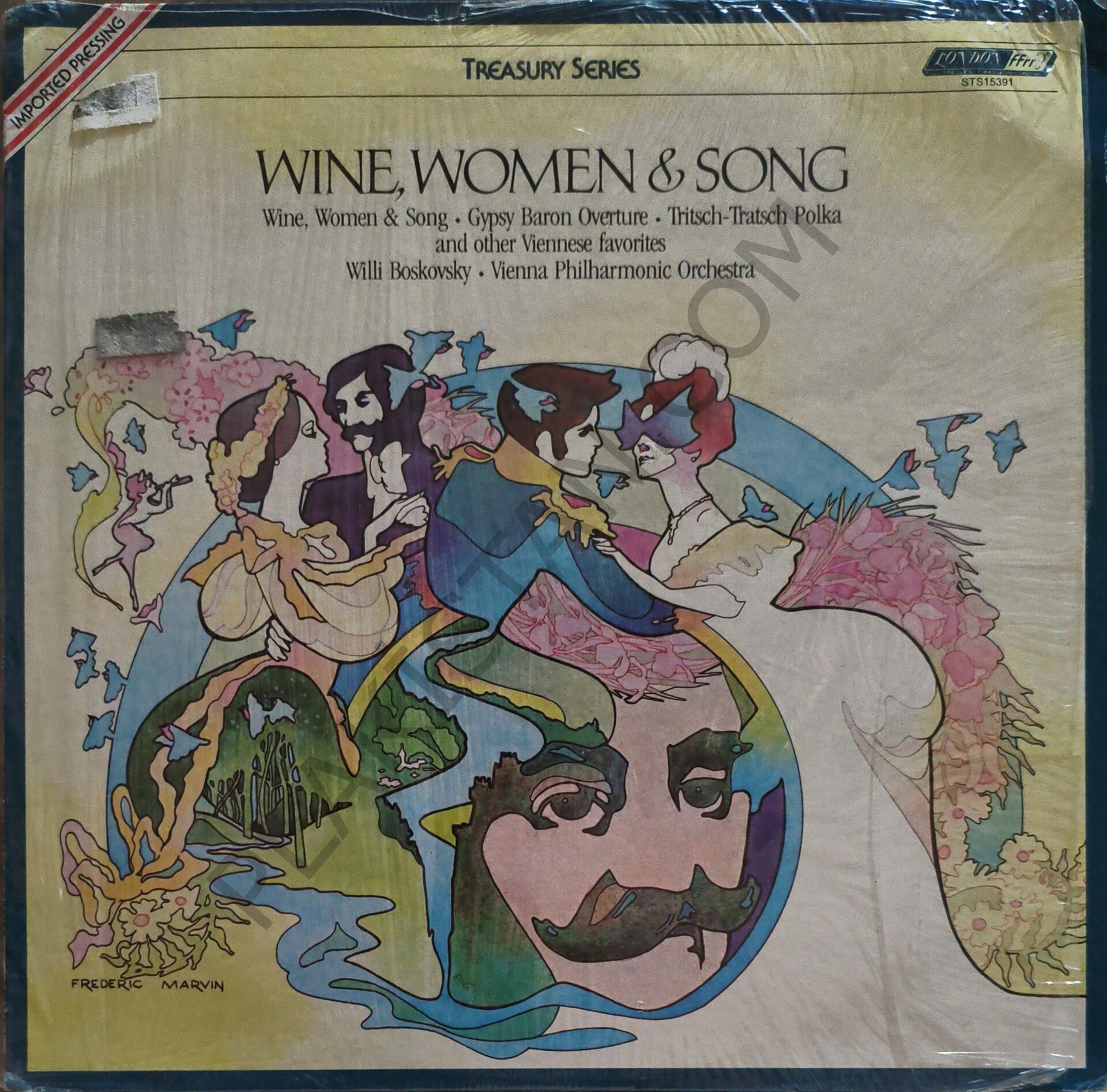 Willi Boskovsky, Vienna Philharmonic Orchestra* – Wine, Women & Song LP PLAK
