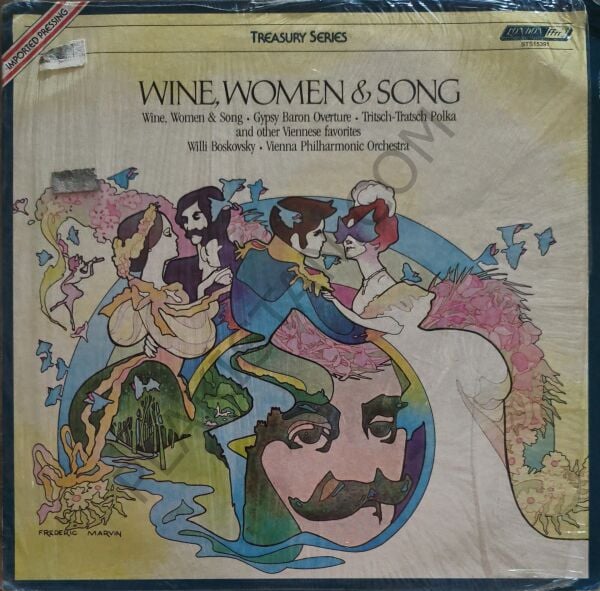 Willi Boskovsky, Vienna Philharmonic Orchestra* – Wine, Women & Song LP PLAK