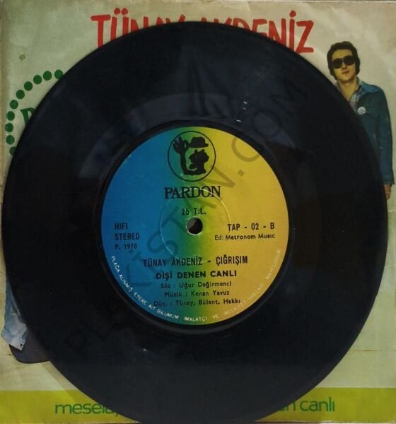 Tünay Akdeniz & Çığrışım Mesela mesele 45 LİK PLAK