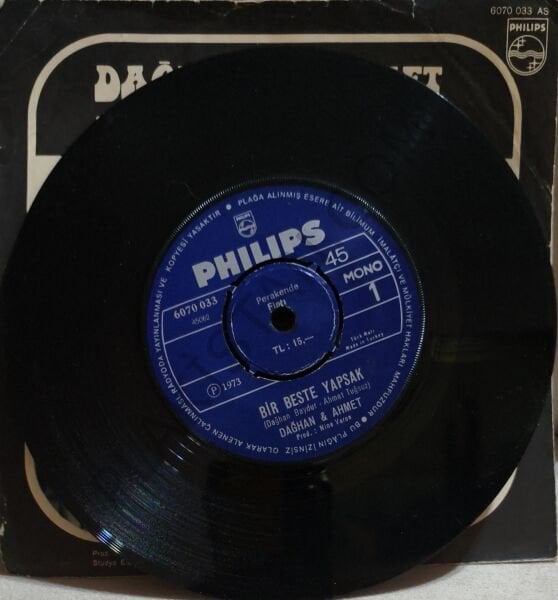 Dağhan & Ahmet Bir beste yapsak 45 LİK PLAK
