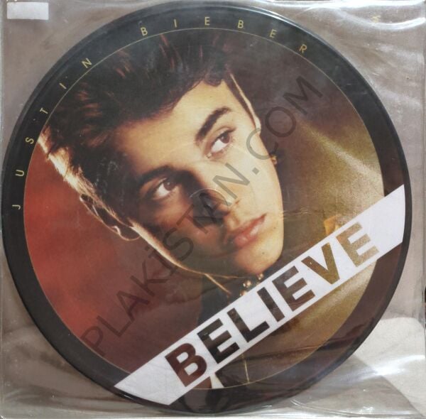 EXTREMELY RARE JUSTIN BIEBER AUTOGRAPHED PİCTURE 2 LP PLAK