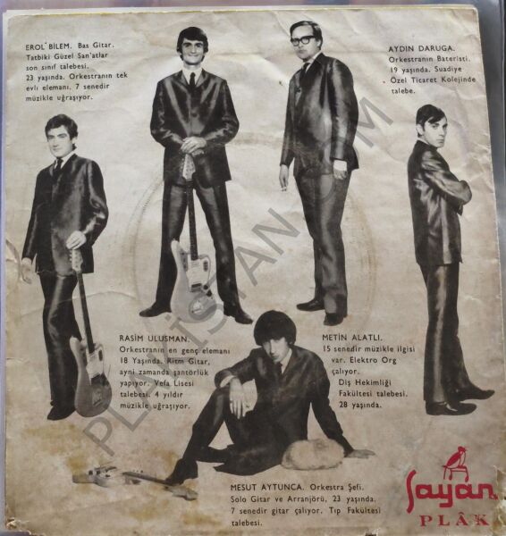 Silüetler Dede efendi 67 & 45 LİK PLAK