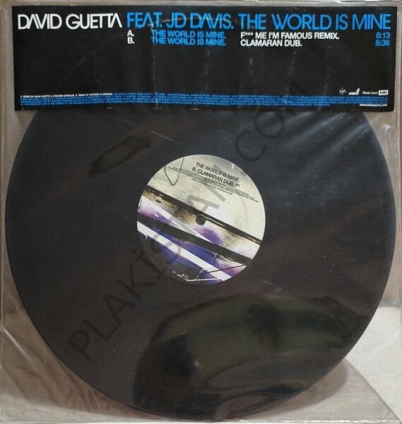 David Guetta Feat. JD Davis – The World Is Mine LP PLAK