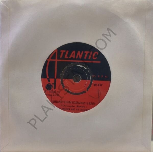 Lullaby From Rosemarys Baby / The Blue Bull - Arif Mardin and His Orchestra 45 LİK PLAK
