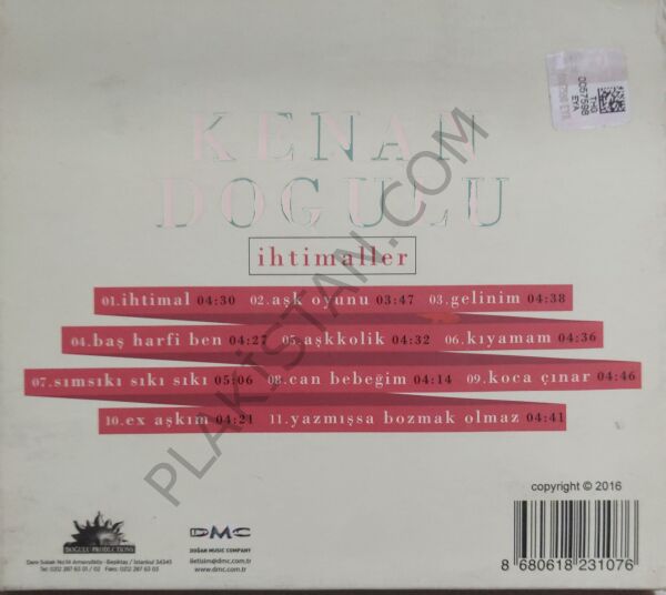 Kenan Doğulu- İhtimaller CD