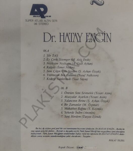 Hatay Engin Taş LP
