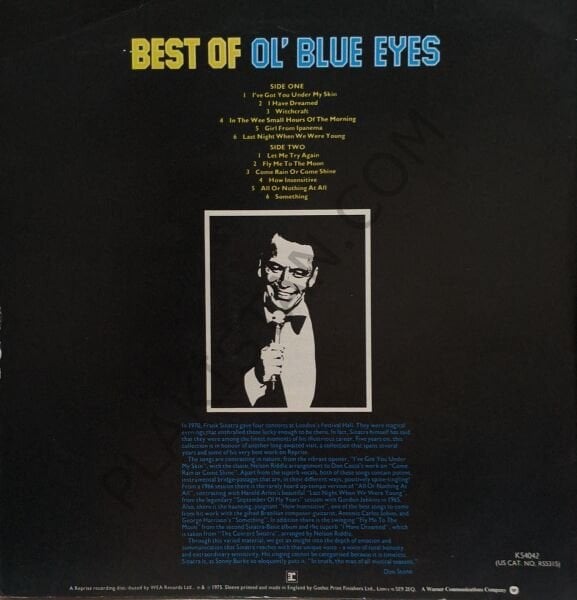 Frank Sinatra – Best Of Ol' Blue Eyes LP PLAK