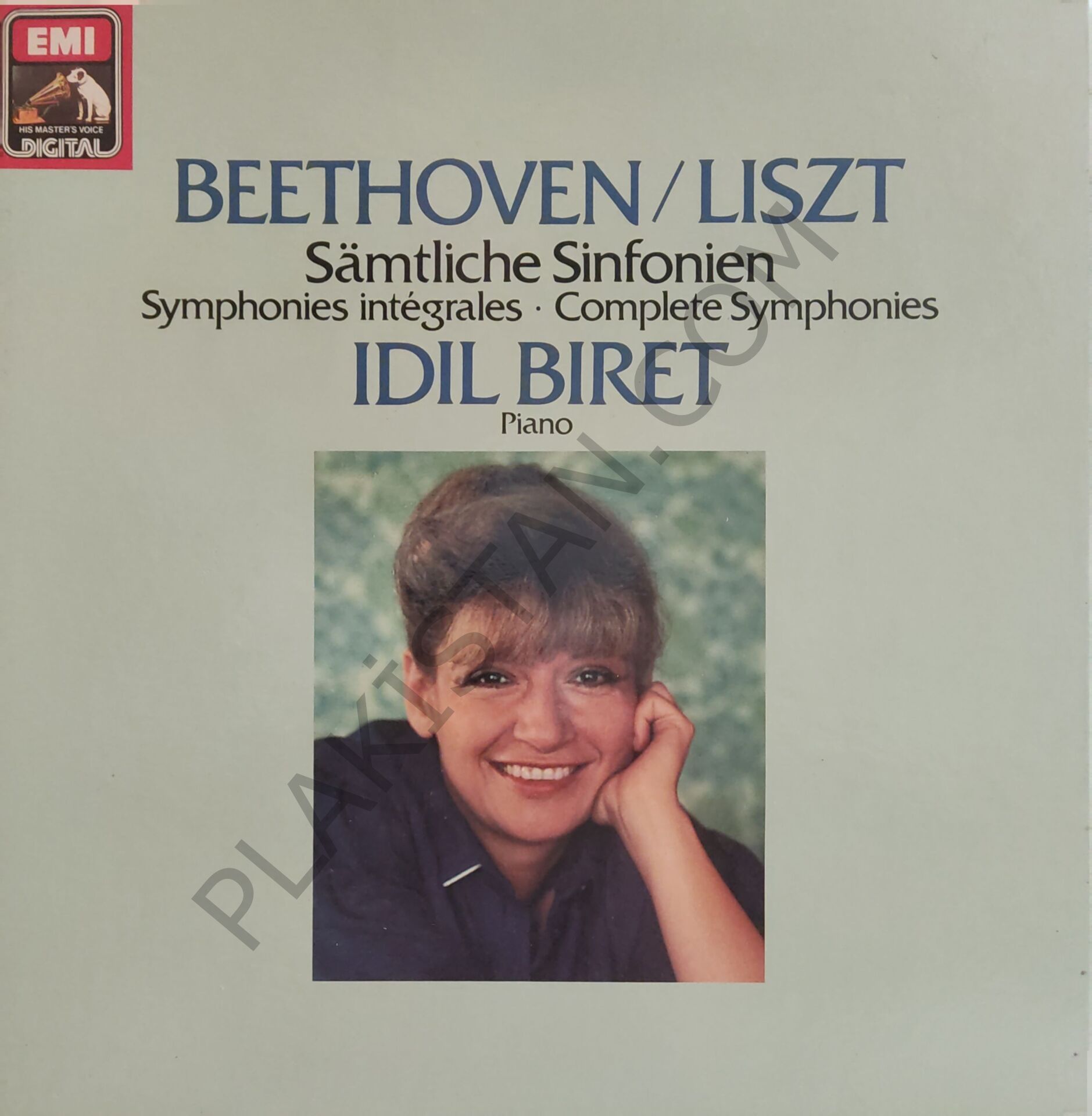 BEETHOVEN - LISZT - IDIL BIRET – SÄMTLICHE SINFONIEN 6 LP PLAK