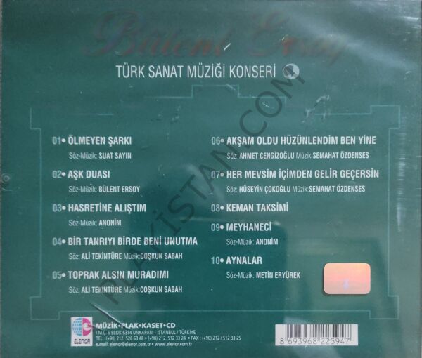 Bülent Ersoy - Türk Sanat Müziği Konseri 4 CD