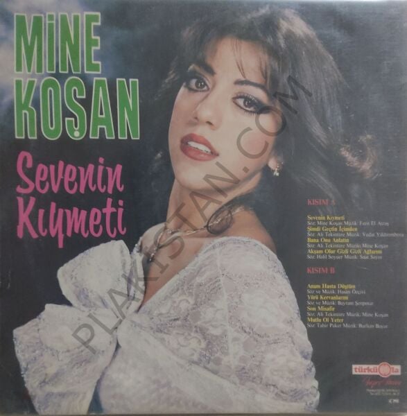 Mine Koşan Sevenin Kıymeti Alman Baskı LP