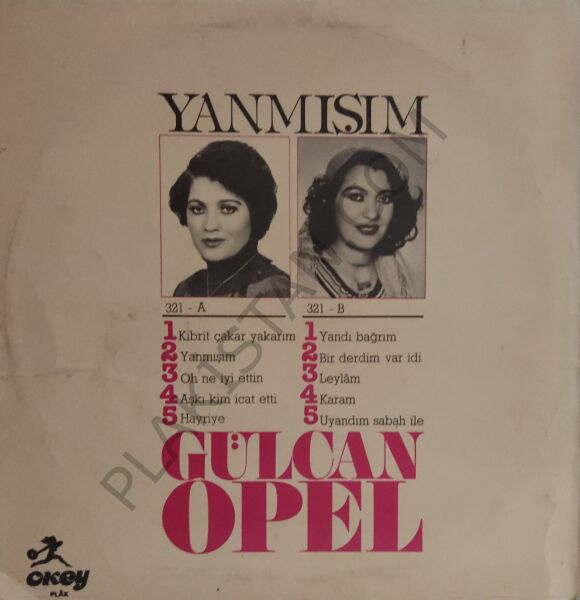 GÜLCAN OPEL YANMIŞIM- LP PLAK