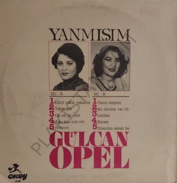 GÜLCAN OPEL YANMIŞIM- LP PLAK