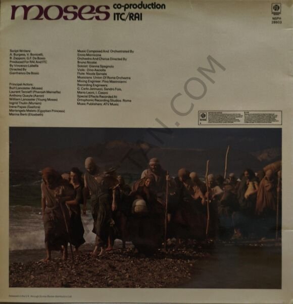 Ennio Morricone – Moses (Original Soundtrack) LP PLAK
