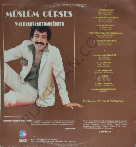 Müslüm Gürses Yaranamadım LP