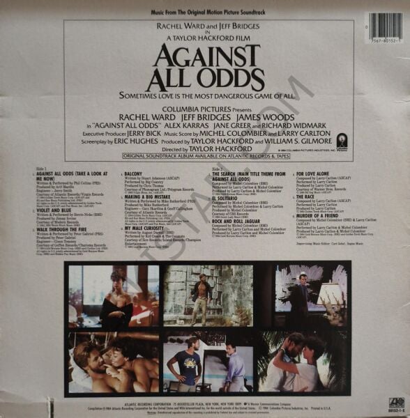 Against All Odds The Original Soundtrack LP PLAK