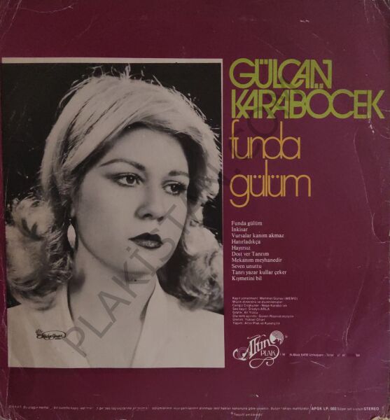 GÜLCAN KARABÖCEK '' Funda Gülüm '' LP PLAK