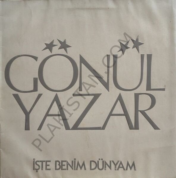 Gönül Yazar & İşte benim dünyam ( Renkli plak ) LP PLAK