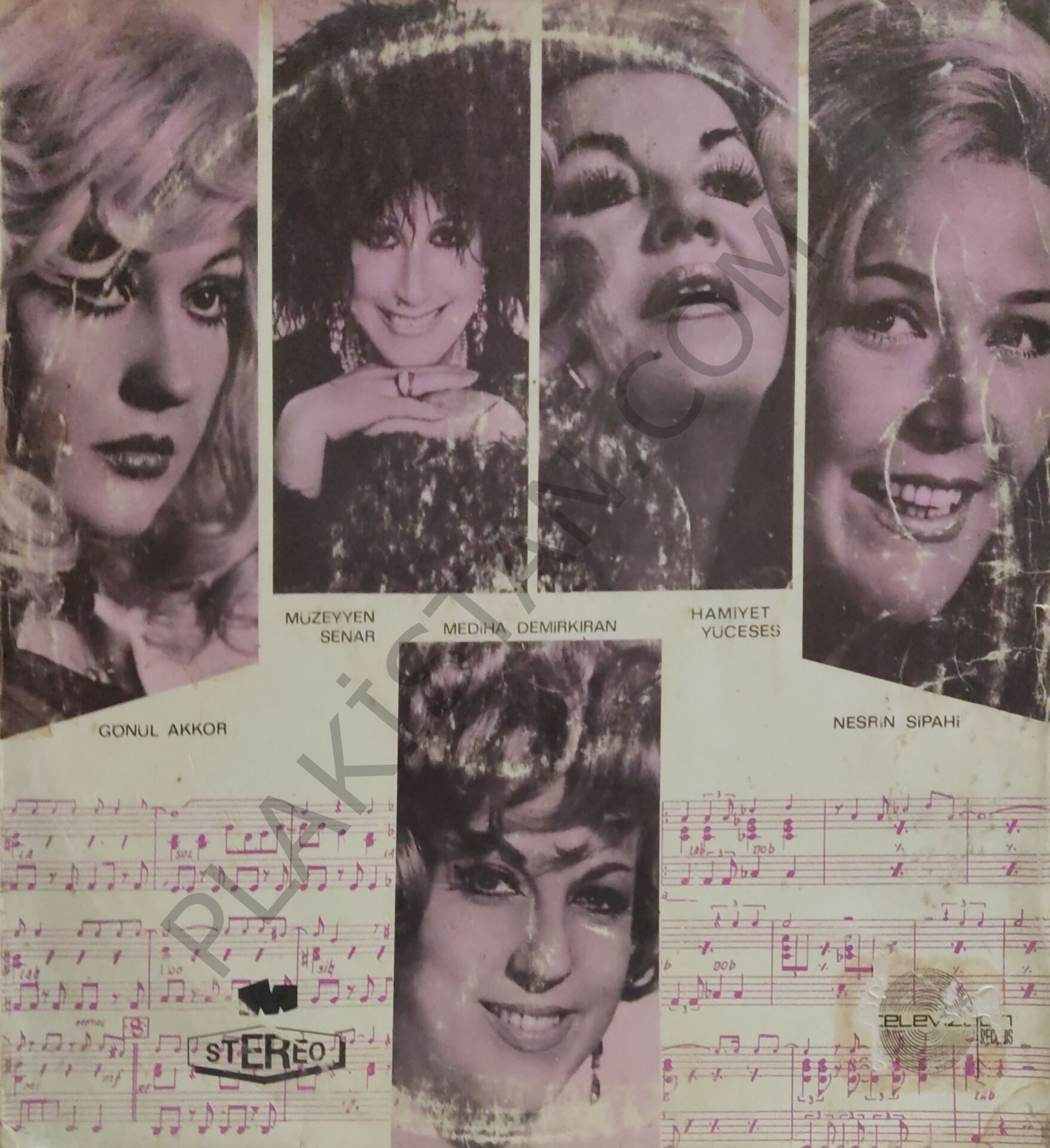 Gönül Akkor, Müzeyyen Senar, Mediha Demirkıran, Hamiyet Yüceses, Nesrin Sipahi – LP PLAK