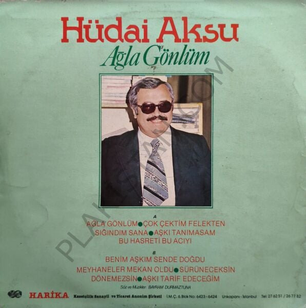 Hüdai Aksu & Ağla gönlüm LP PLAK