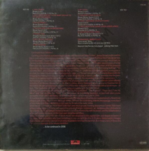 The Best Of James Brown Vol. 1 LP PLAK