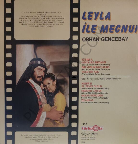 Orhan Gencebay Leyla İle Mecnun Alman Baskı LP