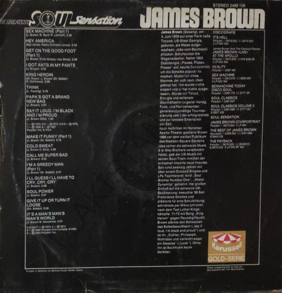 james Brown LP PLAK