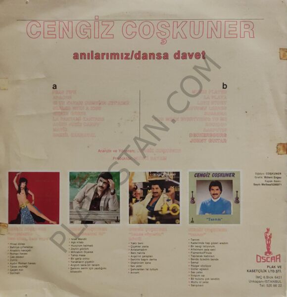 Cengiz Coşkuner Anılarımız/Dansa Davet LP