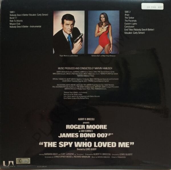Marvin Hamlisch – The Spy Who Loved Me (Original Motion Picture Score) LP PLAK