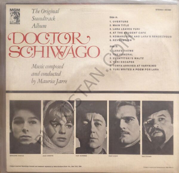 Maurice Jarre – Doctor Schiwago The Original Soundtrack  Album LP PLAK