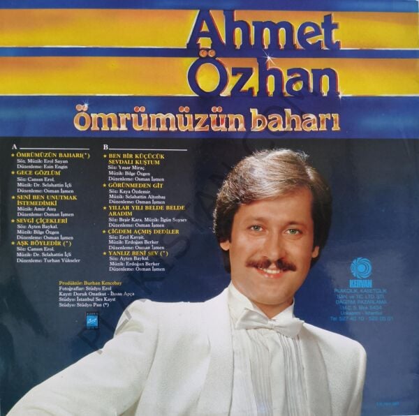 Ahmet Özhan & Ömrümüzün baharı LP PLAK