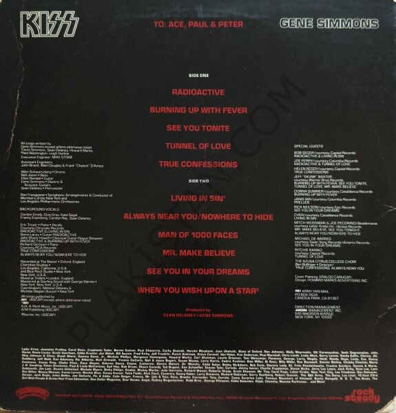 Kiss, Gene Simmons – Gene Simmons LP PLAK