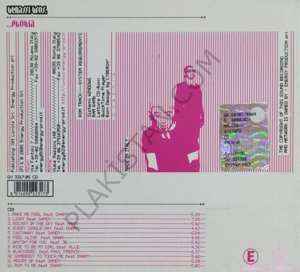 Benassi Bros. – …Phobia CD