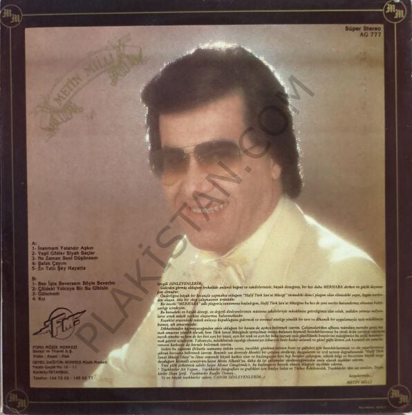 Metin Milli & Merhaba 2 & LP PLAK