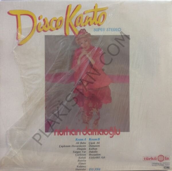 Nurhan Damcıoğlu & Dısco kanto LP PLAK