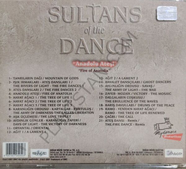ANADOLU ATEŞİ - SULTANS OF THE DANCE CD