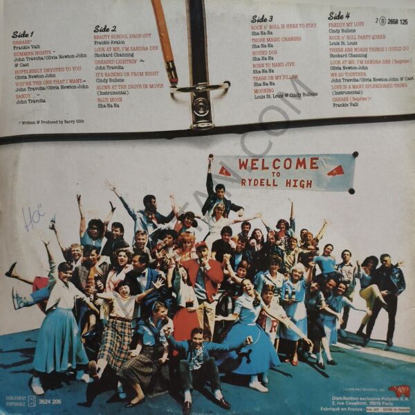 Various – Grease (The Original Soundtrack From The Motion Picture) 2  LP PLAK