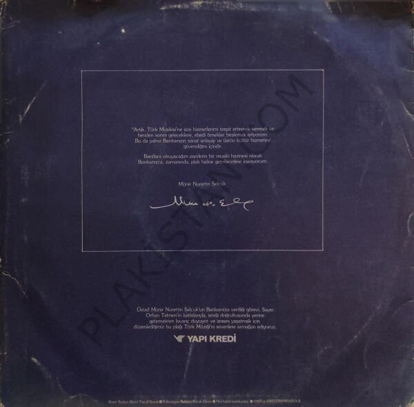 Münir Nurettin Selçuk & Aziz İstanbul & Üstad 5 & LP PLAK