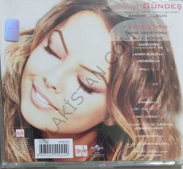 Ebru Gündeş – Ahdım Olsun CD