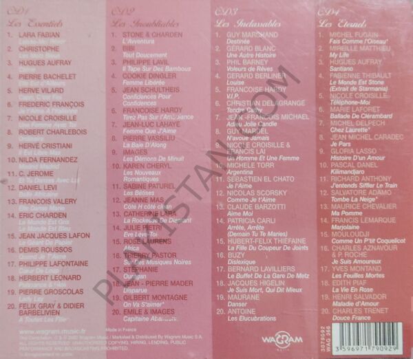 Coffret 4 CD : Mega Chansons françaises von Artistes Divers | CD | Zustand gut