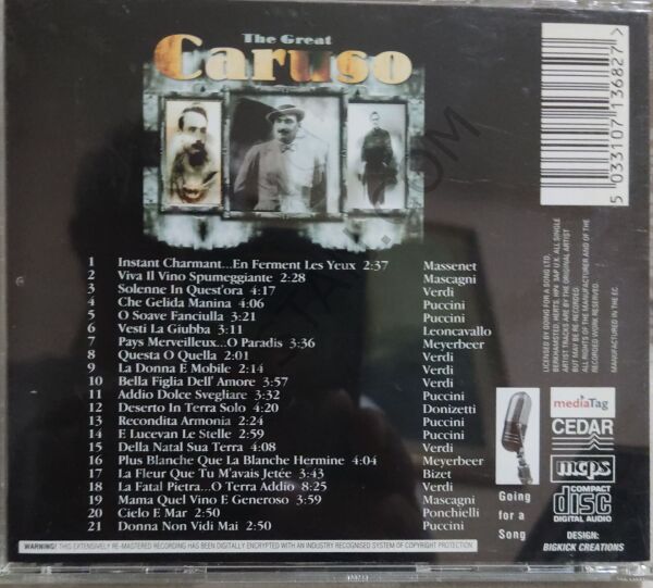 Caruso* – The Great Caruso CD