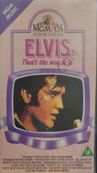Elvis Presley VHS PAL Video
